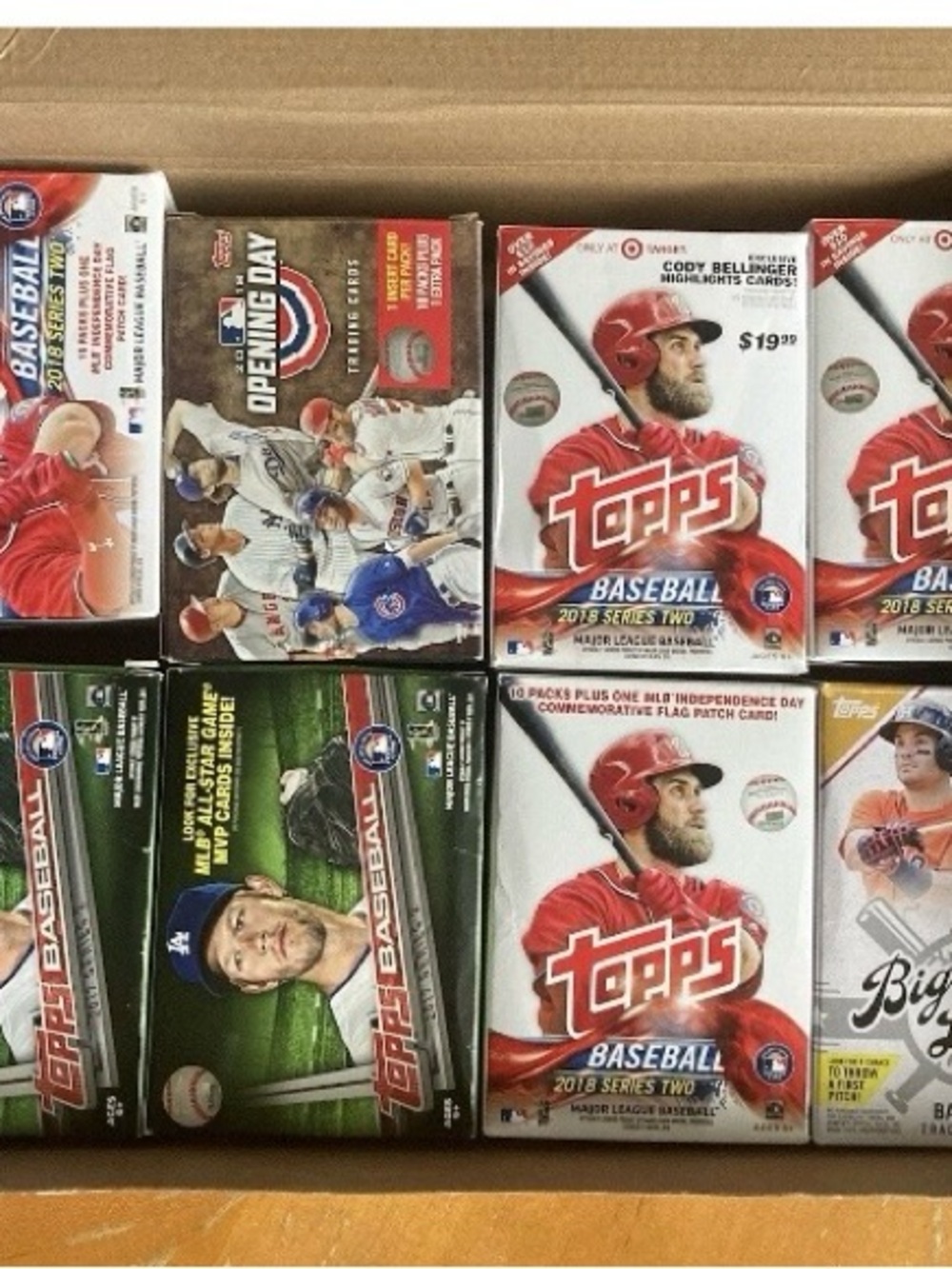 800+ 2018 Topps Baseball Lot - Stars, HOFs, Rookies